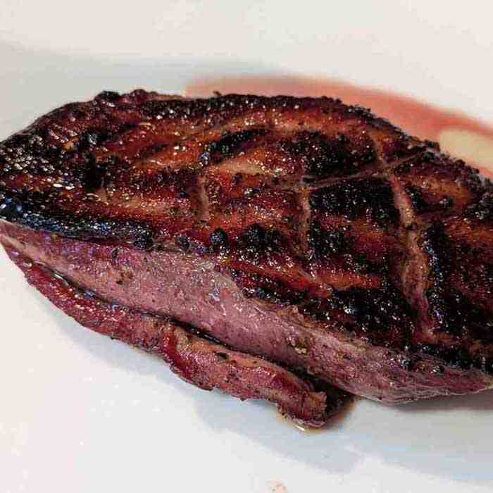 Smoked duck breast