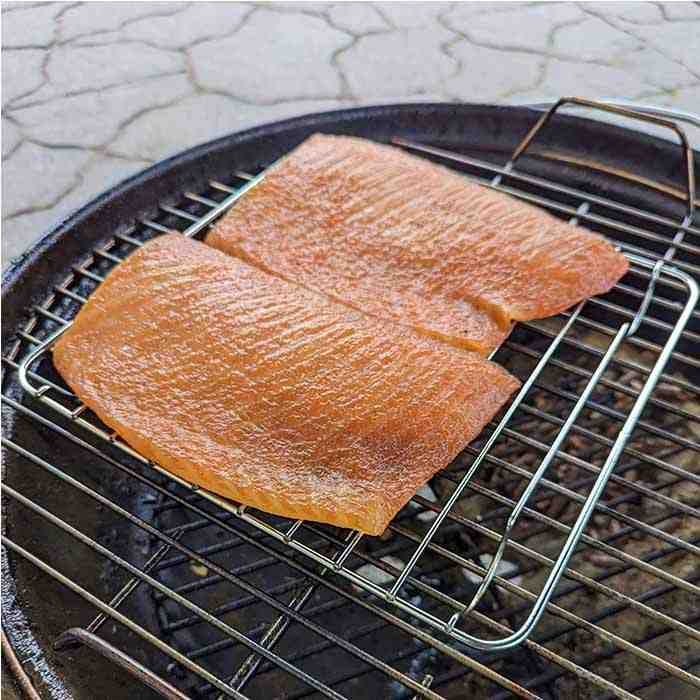 Cold smoked salmon